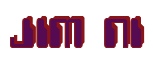 Rendering "JIM N`I" using Computer Font